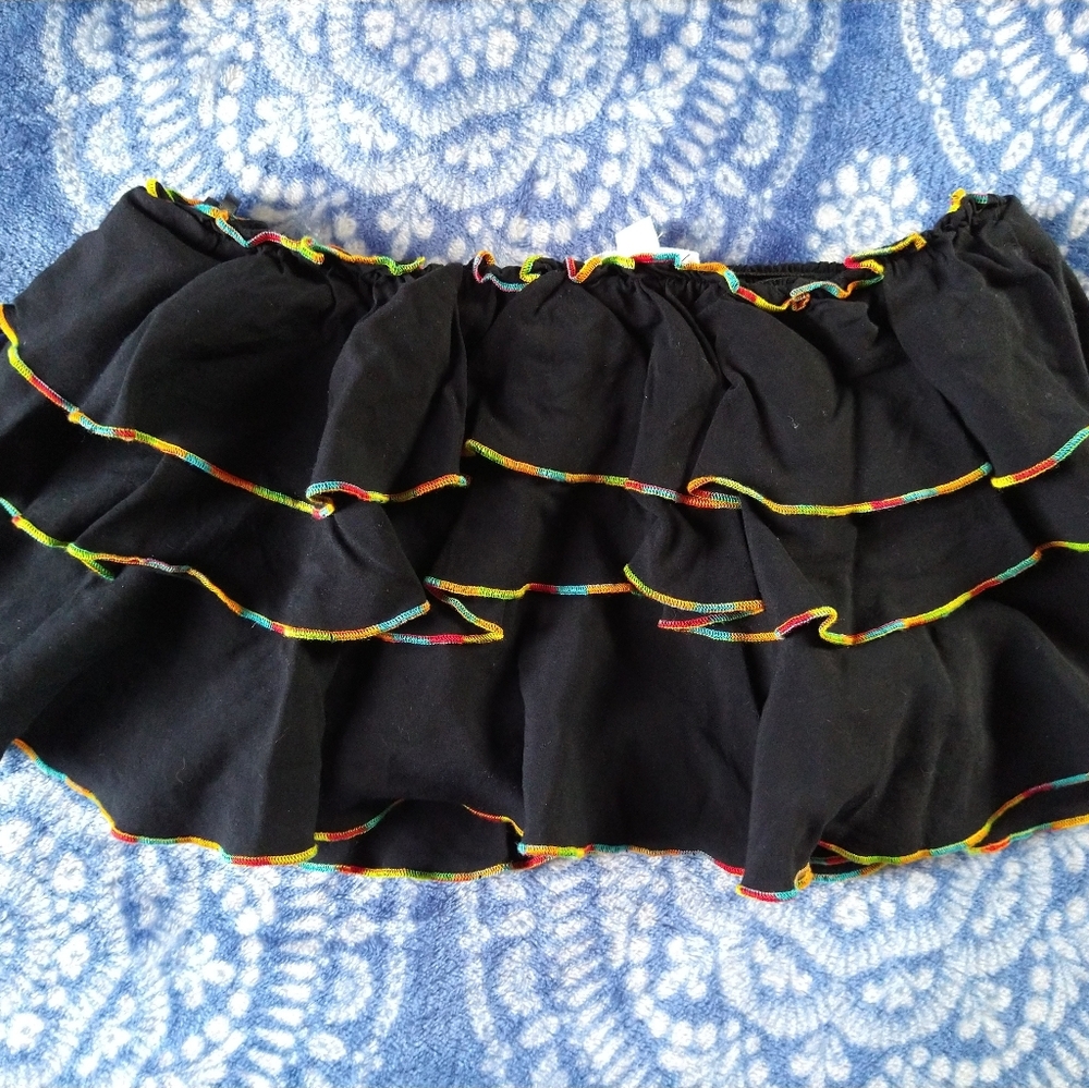 Ruffled tube top